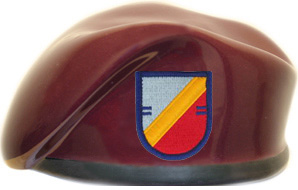 82nd Aviation Regiment 2nd Battalion Ceramic Beret With Flash 